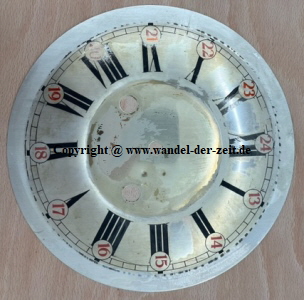 Junghans Zifferblatt 24 Std. Anzeige unrestauriert Junghans Zifferblatt 24 Std. Anzeige unrestauriert