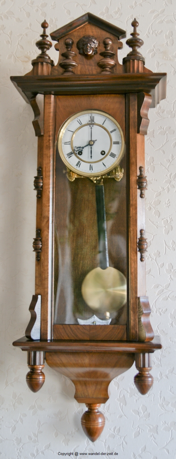 Lenzkirch Regulator Restauriert Louis Philippe um 1860 1