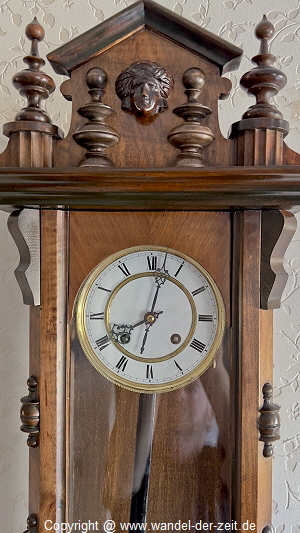 Lenzkirch Regulator Restauriert Louis Philippe um 1860 7